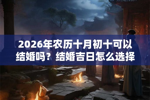 2026年农历十月初十可以结婚吗?结婚吉日怎么选择? 2026年农历十月初十可以结婚吗?结婚吉日怎么选择?