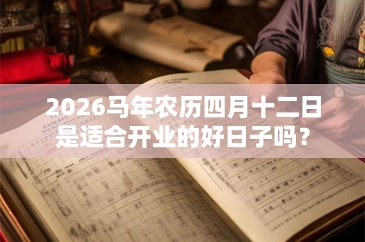 2026马年农历四月十二日是适合开业的好日子吗? 2026马年农历四月十二日是适合开业的好日子吗?