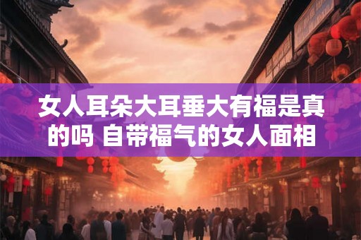 女人耳朵大耳垂大有福是真的吗 自带福气的女人面相 女人耳朵大耳垂大有福是真的吗 自带福气的女人面相