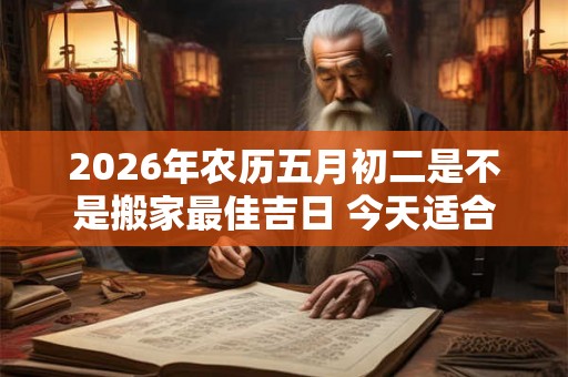 2026年农历五月初二是不是搬家最佳吉日 今天适合搬新家吗 2026年农历五月初二是不是搬家最佳吉日 今天适合搬新家吗