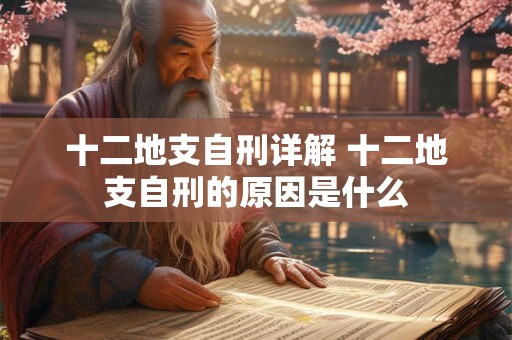 十二地支自刑详解 十二地支自刑的原因是什么 十二地支自刑详解 十二地支自刑的原因是什么