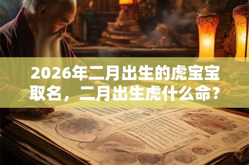 2026年二月出生的虎宝宝取名，二月出生虎什么命？