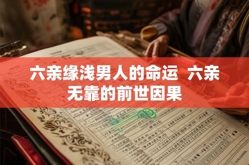 六亲缘浅男人的命运  六亲无靠的前世因果