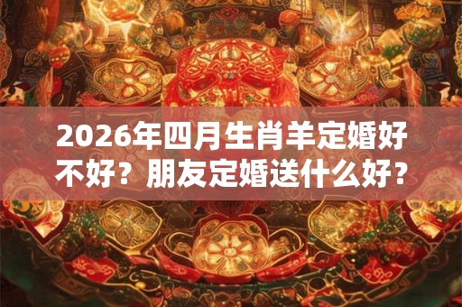 2026年四月生肖羊定婚好不好?朋友定婚送什么好? 2026年四月生肖羊定婚好不好?朋友定婚送什么好?