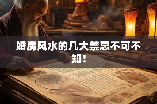 婚房风水的几大禁忌不可不知！