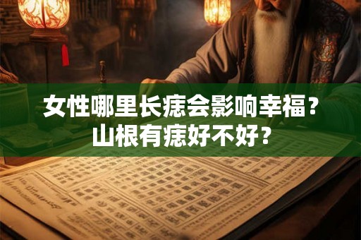 女性哪里长痣会影响幸福？山根有痣好不好？