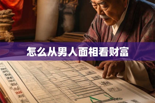 怎么从男人面相看财富