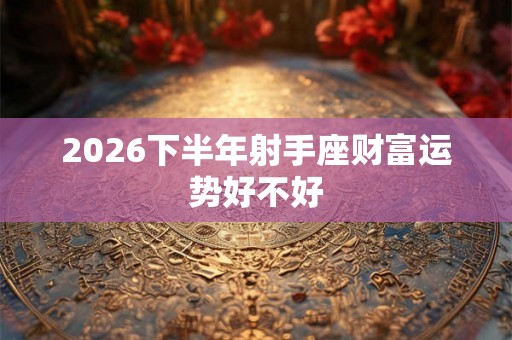 2026下半年射手座财富运势好不好
