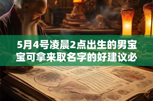 5月4号凌晨2点出生的男宝宝可拿来取名字的好建议必看 5月4号凌晨2点出生的男宝宝可拿来取名字的好建议必看