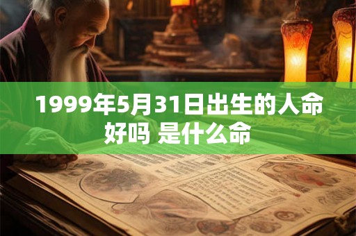 1999年5月31日出生的人命好吗 是什么命