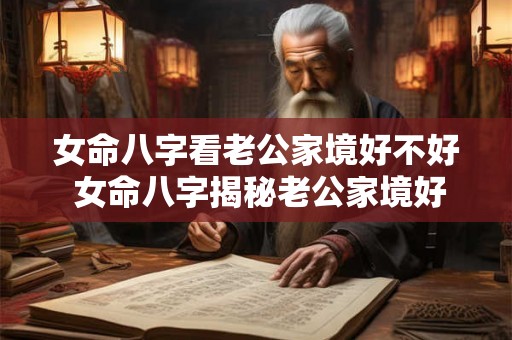 女命八字看老公家境好不好 女命八字揭秘老公家境好坏 女命八字看老公家境好不好 女命八字揭秘老公家境好坏