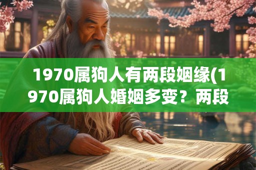1970属狗人有两段姻缘(1970属狗人婚姻多变？两段姻缘是命运还是自己选择？)