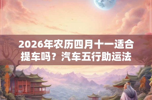 2026年农历四月十一适合提车吗？汽车五行助运法