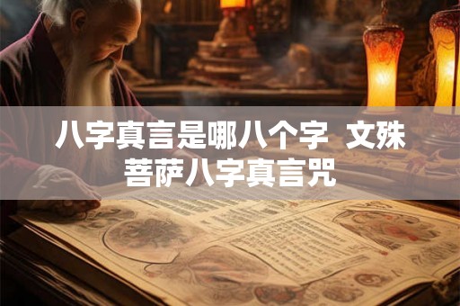 八字真言是哪八个字  文殊菩萨八字真言咒