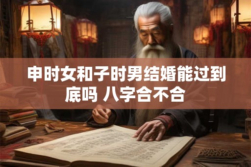 申时女和子时男结婚能过到底吗 八字合不合 申时女和子时男结婚能过到底吗 八字合不合