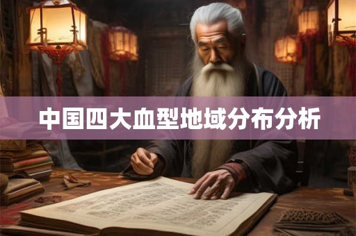 中国四大血型地域分布分析