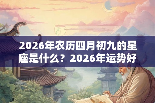 2026年农历四月初九的星座是什么？2026年运势好不好？