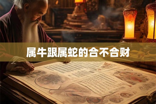 属牛跟属蛇的合不合财