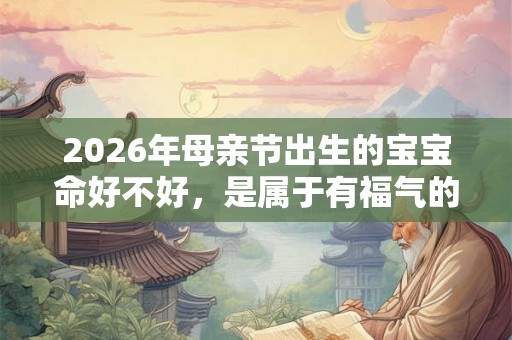 2026年母亲节出生的宝宝命好不好，是属于有福气的命格吗？