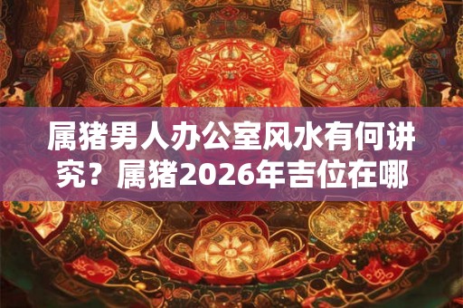 属猪男人办公室风水有何讲究？属猪2026年吉位在哪？