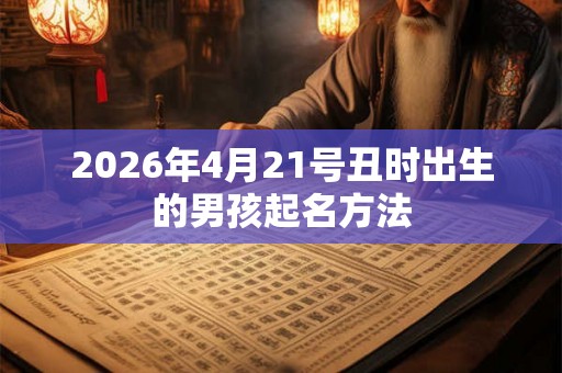 2026年4月21号丑时出生的男孩起名方法