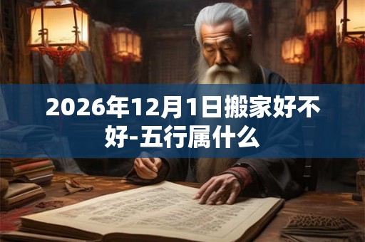 2026年12月1日搬家好不好-五行属什么 2026年12月1日搬家好不好-五行属什么