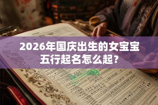 2026年国庆出生的女宝宝五行起名怎么起？