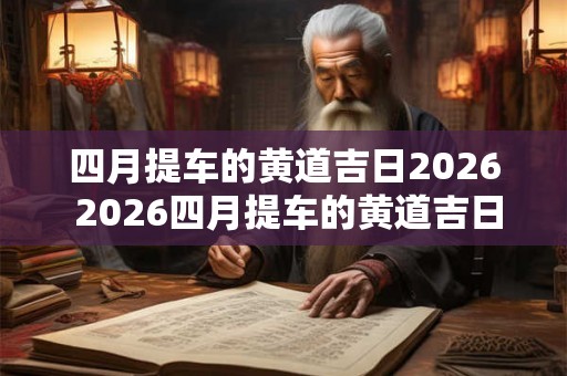四月提车的黄道吉日2026 2026四月提车的黄道吉日是什么 四月提车的黄道吉日2026 2026四月提车的黄道吉日是什么