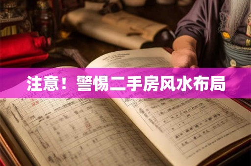 注意！警惕二手房风水布局