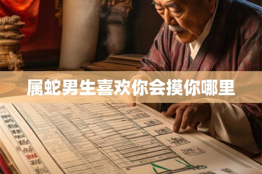 属蛇男生喜欢你会摸你哪里