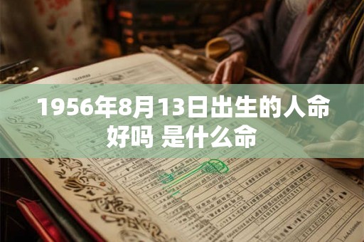 1956年8月13日出生的人命好吗 是什么命 1956年8月13日出生的人命好吗 是什么命