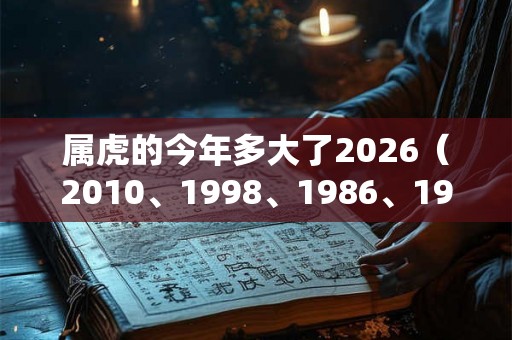 属虎的今年多大了2026(2010、1998、1986、1974、1962) 属虎的今年多大了2026(2010、1998、1986、1974、1962)