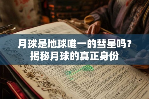 月球是地球唯一的彗星吗？揭秘月球的真正身份