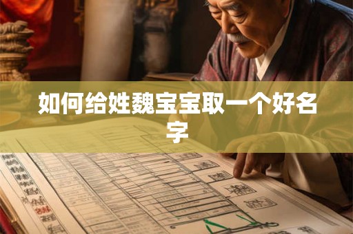 如何给姓魏宝宝取一个好名字 如何给姓魏宝宝取一个好名字