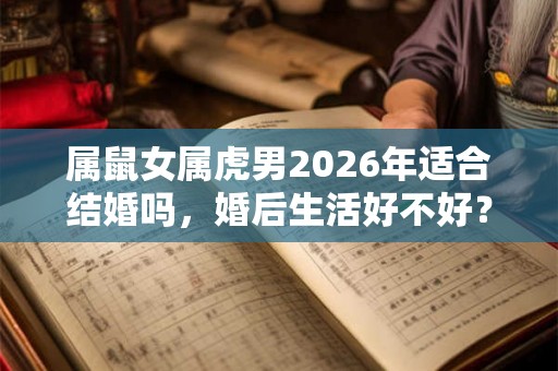属鼠女属虎男2026年适合结婚吗,婚后生活好不好? 属鼠女属虎男2026年适合结婚吗,婚后生活好不好?