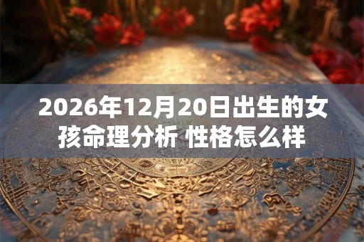 2026年12月20日出生的女孩命理分析 性格怎么样 2026年12月20日出生的女孩命理分析 性格怎么样
