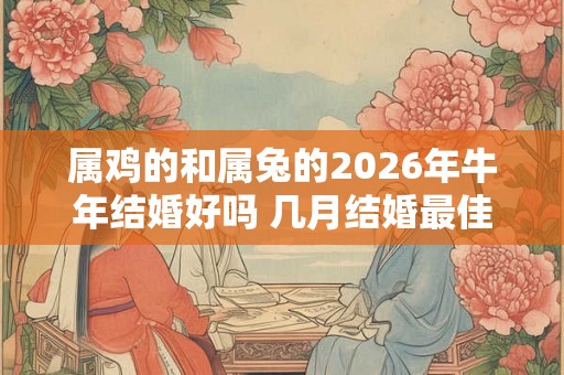 属鸡的和属兔的2026年牛年结婚好吗 几月结婚最佳