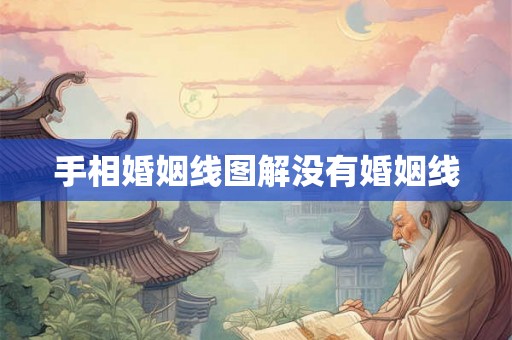 手相婚姻线图解没有婚姻线