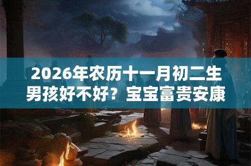 2026年农历十一月初二生男孩好不好？宝宝富贵安康吗？