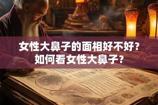 女性大鼻子的面相好不好?如何看女性大鼻子? 女性大鼻子的面相好不好?如何看女性大鼻子?