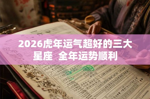 2026虎年运气超好的三大星座  全年运势顺利