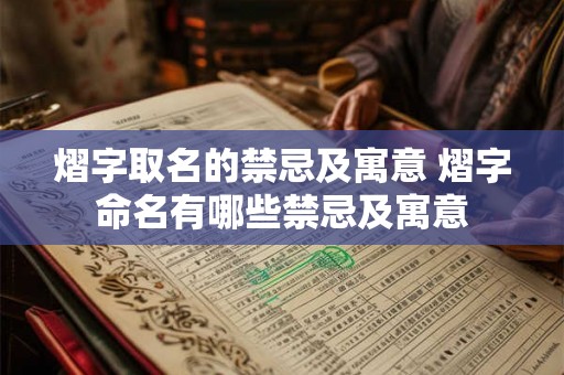 熠字取名的禁忌及寓意 熠字命名有哪些禁忌及寓意