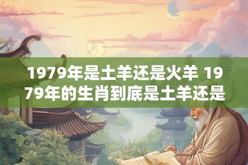 1979年是土羊还是火羊 1979年的生肖到底是土羊还是火羊 1979年是土羊还是火羊 1979年的生肖到底是土羊还是火羊