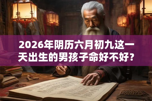 2026年阴历六月初九这一天出生的男孩子命好不好？运气如何