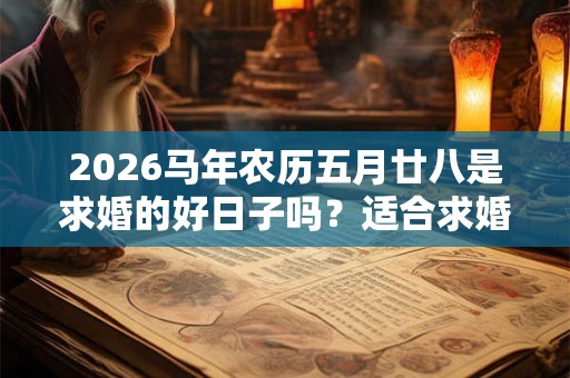 2026马年农历五月廿八是求婚的好日子吗？适合求婚的地方