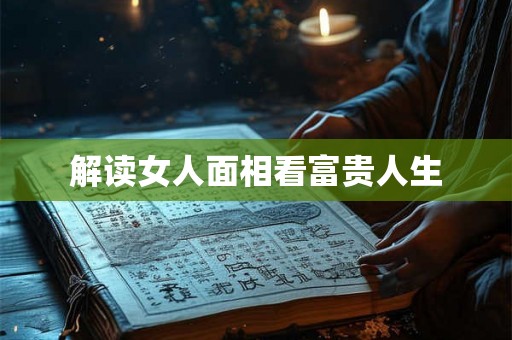 解读女人面相看富贵人生 解读女人面相看富贵人生
