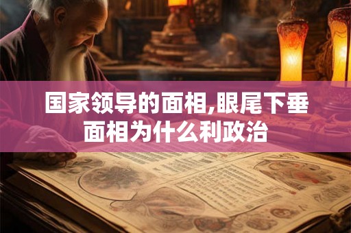 国家领导的面相,眼尾下垂面相为什么利政治