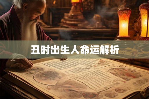 丑时出生人命运解析