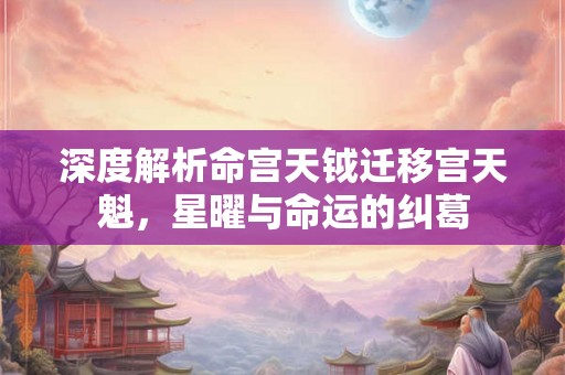 深度解析命宫天钺迁移宫天魁,星曜与命运的纠葛 深度解析命宫天钺迁移宫天魁,星曜与命运的纠葛