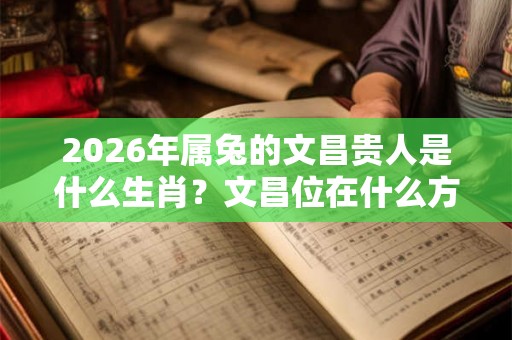 2026年属兔的文昌贵人是什么生肖？文昌位在什么方向？
